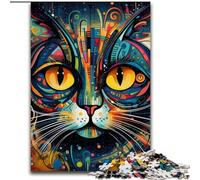 Jigsaw Puzzles for Adults 1000 Piece Animals Cats Puzzle Family Activity Game for Teenagers, Challenging Brain Teaser (size : 26x38cm)