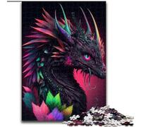 Jigsaw Puzzles for Adults, 1000 Piece Animals Dragons Puzzle for Teenager & Families, Perfect DIY Decor & Brain-Teasing Challenge (size : 26x38cm)