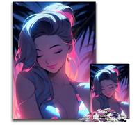 Jigsaw Puzzles for Adults 1000 Piece Anime Cool Swimsuit Girl Jigsaw Puzzles for Adults Perfect for Teenagers & Home Decor 1000 PCS(38x26cm)