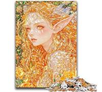 Jigsaw Puzzles for Adults 1000 Piece Anime Elf Girl Adult Jigsaw,Game Toys Every Piece Is Unique - Challenging Family Fun Game (50x75cm)