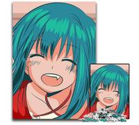 Jigsaw Puzzles for Adults 1000 Piece Anime Girl Kawaii Fang Wooden Jigsaw Puzzles for Adults Challenging DIY Brain Teaser Perfect Family Game Or Decorative Gift 1000 PCS(75x50cm)