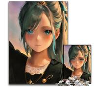 Jigsaw Puzzles for Adults 1000 Piece Anime Girl Portrait Puzzles for Adults for Home Decor & Holiday Fun 1000 PCS(75x50cm)