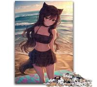 Jigsaw Puzzles for Adults 1000 Piece Anime Girl Stress Reliever Difficult Challenge Every Piece Is Unique - Challenging Family Fun Game 26x38cm