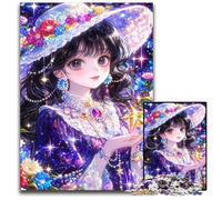 Jigsaw Puzzles for Adults 1000 Piece Anime Girl Wizard Puzzle Games Toys Gift, Unique Birthday And Gifts for And Age 14 Years Up 50X75CM