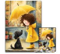 Jigsaw Puzzles for Adults, 1000 Piece Anime Little Girl Cardboard Puzzles Intricate Design for Teenagers, DIY Decor, And Brain-Boosting Fun 26X38CM