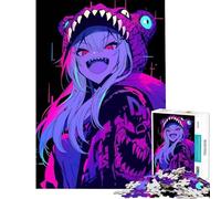 Jigsaw Puzzles for Adults 1000 Piece Anime Monster Girl for Educational Game Challenge Toy Relaxing Games Improve Memory Gifts Birthday (Size 38x26cm)