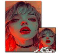 Jigsaw Puzzles for Adults 1000 Piece Anime Sweet Girl Jigsaw Puzzles for Adults Perfect for Teenagers & Home Decor 1000 PCS(75x50cm)