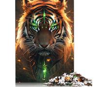 Jigsaw Puzzles for Adults 1000 Piece Anime Tiger Jigsaw Puzzle Educational Game Challenge Toy Puzzles for Adults 1000pcs (75x50cm)