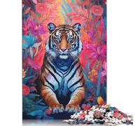 Jigsaw Puzzles For Adults 1000 Piece Anime Tiger Puzzle Jigsaw For Adults Challenging Game 1000pcs (75x50cm)