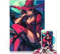Jigsaw Puzzles for Adults 1000 Piece Anime Witch x Black Cat Mustermontage Angebot als Geschenk für die ganze Familie75x50cm