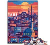 Jigsaw Puzzles for Adults 1000 Piece Ankara Twilight for And 14 Years And over Interesting Stress Reduction Gifts for Friends And Family (size 38x26cm)