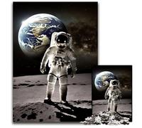 Jigsaw Puzzles for Adults 1000 Piece Apollo Earth Portrait Wooden Jigsaw Puzzles for Adults Brain Challenge Game for Teenagers & Family Interaction 50x75CM/19.68x29.52inch