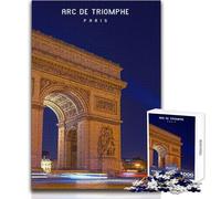 Jigsaw Puzzles for Adults 1000 Piece Arc De Triomphe Educational Games Pattern Assembly Educational Toy Size 38x52cm