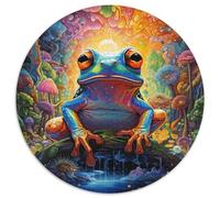 Jigsaw Puzzles for Adults, 1000 Piece Art Animal Frog Jigsaw Puzzles for Adults Perfect for Family Fun on Christmas,Thanksgiving,Birthdays & Easter (67.5x67.5cm)
