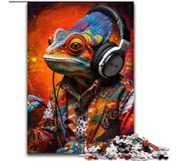 Jigsaw Puzzles for Adults, 1000 Piece Art Chameleon Jigsaw Perfect for Teenagers, Family Bonding, Brain Teaser & DIY Home Decor Gift (size : 26x38cm)