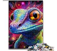 Jigsaw Puzzles for Adults 1000 Piece Art Chameleon Puzzle Interactive Family Game, Ideal, Family Activity Game (size : 50x75cm)