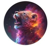 Jigsaw Puzzles for Adults 1000 Piece Art Colourful Lions 1000-Piece Jigsaw Puzzle Perfect for Teenagers & Family Fun, for Birthdays 67.5x67.5 cm