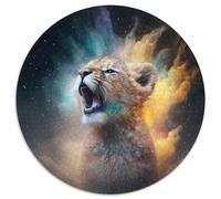 Jigsaw Puzzles for Adults 1000 Piece Art Colourful Lions Cardboard Jigsaw Puzzles Perfect for Halloween,Christmas,Birthday Gift 67.5x67.5 cm