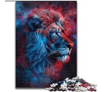 Jigsaw Puzzles for Adults, 1000 Piece Art Colourful Lions Puzzle Creative Family Game & Home Decor, for Teenagers (size : 26x38cm)