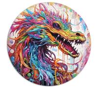 Jigsaw Puzzles for Adults 1000 Piece Art Flying Dragons 1000 Piece Jigsaw Puzzles for Adults Brain Challenge Gift,Educational Activity for Teenagers (67.5x67.5cm)