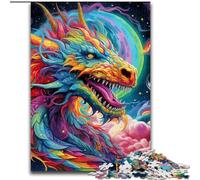 Jigsaw Puzzles for Adults 1000 Piece Art Flying Dragons Jigsaw Family Game Night Challenging And Rewarding Visual Experience (size : 26x38cm)