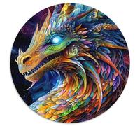 Jigsaw Puzzles for Adults 1000 Piece Art Flying Dragons Jigsaw Puzzles for Adults Develops Hand-Eye Coordination Skills,Perfect for Birthday Gifts (67.5x67.5cm)