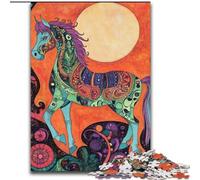 Jigsaw Puzzles for Adults 1000 Piece Art Horse Jigsaw Creative Family Game & Home Decor, for Teenagers (size 26x38cm)