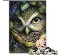 Jigsaw Puzzles for Adults, 1000 Piece Art Owl Face Puzzle for Teenager & Families, Perfect DIY Decor & Brain-Teasing Challenge (size : 26x38cm)