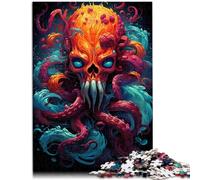 Jigsaw Puzzles for Adults 1000 Piece art painting of octopus Educational Stress Relief Toy Puzzle 26x38cm deal as gifts for the whole family