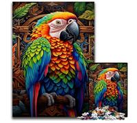 Jigsaw Puzzles for Adults 1000 Piece Art Parrot Impossible Jigsaw Puzzles for Adults Ideal for Family Fun, Relaxation 50x75CM/19.68x29.52inch