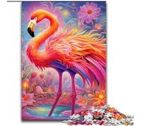 Jigsaw Puzzles for Adults 1000 Piece Art Psychedelic Flamingo Puzzle Creative Family Game & Home Decor, for Teenagers (size : 50x75cm)