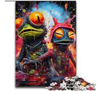 Jigsaw Puzzles for Adults 1000 Piece Art Strange Frogs Puzzle Challenging Brain Teaser for Teenagers, Perfect for Home Decor Or Gift (size : 50x75cm)
