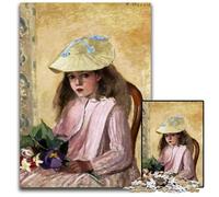 Jigsaw Puzzles for Adults 1000 Piece Artists Daughter Difficult Puzzles for Adults for Holidays Birthdays And Family Game Nights 1000 PCS(38x26cm)