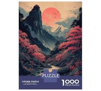 Jigsaw Puzzles for Adults 1000 Piece Asian Vintage Landscape Jigsaw for Adults Fun Games Wall Art Unique Birthday And Xmas Gifts 70x50cm/1000pcs