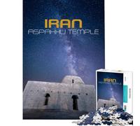 Jigsaw Puzzles for Adults 1000 Piece Aspakhhu Temple, Iran Puzzles for Adults Fun Games Wall Decoration Fun Activities at Home (Size 38x52cm)