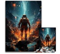 Jigsaw Puzzles for Adults 1000 Piece Astronaut AcrylicJigsaw Puzzles for Adults Perfect DIY Art Decor Or Birthday Gift 1000 PCS(38x26cm)