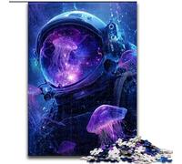 Jigsaw Puzzles for Adults 1000 Piece Astronaut And Jellyfish 1000 Piece Jigsaw Family Game Night, Home Decor & Brain Training Gift (Size 26x38cm)