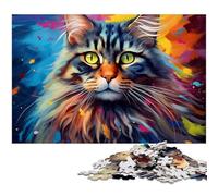 Jigsaw Puzzles for Adults 1000 Piece Astronaut Bike Puzzles for Adults Ideal for Family Fun, Relaxation 50x75CM/19.68x29.52inch