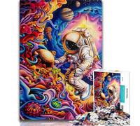 Jigsaw Puzzles for Adults 1000 Piece Astronaut Dream Adult Puzzles,Toys Educational Games Stress Relieving Unique Birthday And Gifts 38x26cm