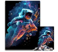 Jigsaw Puzzles for Adults 1000 Piece Astronaut Flying On Earth Jigsaw Puzzles Perfect for Teenagers Family Bonding Brain Teaser & DIY Home Decor Gift