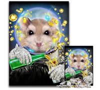 Jigsaw Puzzles for Adults 1000 Piece Astronaut Hamster Jigsaw Puzzles Perfect for Teenagers Family Bonding Brain Teaser & DIY Home Decor Gift 1000 PCS(75x50cm)