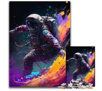 Jigsaw Puzzles for Adults 1000 Piece Astronaut Nebula Impossible Jigsaw Puzzles for Adults DIY Home Decor Gift, Adult Brain Teaser 50x75CM/19.68x29.52inch
