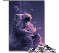 Jigsaw Puzzles for Adults, 1000 Piece Astronauts at Work Puzzles for Adults for Home Decor, Family Fun, Ages 14+ 26X38CM