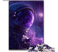 Jigsaw Puzzles for Adults 1000 Piece Astronauts in Space Puzzle Family Interactive Game, DIY Home Decor Brain Challenge Gift (size 26x38cm)