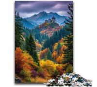 Jigsaw Puzzles for Adults 1000 Piece Autumn Forest 1000 Pieces for Adults,Quiz Game Wall Decoration Unique Birthday And Xmas Gifts (38x26cm)