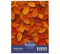 Jigsaw Puzzles for Adults 1000 Piece Autumn Leaves Background Puzzles for Adults Relax Games Pattern Assembly Christmas Birthday Gifts 70x50cm/1000pcs