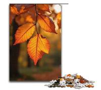 Jigsaw Puzzles for Adults 1000 Piece Autumn Leaves Falling Jigsaw Puzzles Games Toys Gift Suitable for Desktop Decoration 1000 PCS(38x26cm)