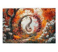 Jigsaw Puzzles for Adults 1000 Piece, Autumn Puzzles for Adults, Impossible Puzzle 1000 Pieces, Family Educational Wooden Puzzle, Challenging Jigsaws, Gift Box Packaging, Gifts for Women, Men, Z-13