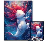 Jigsaw Puzzles for Adults 1000 Piece Axolotl with Red GillsJigsaw Puzzles for Adults Perfect DIY Art Decor Or Birthday Gift 1000 PCS(38x26cm)