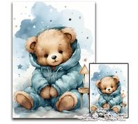 Jigsaw Puzzles for Adults 1000 Piece Baby Bear Jigsaw Puzzles for Adults Intricate Design for Teenagers DIY Decor And BrainBoosting Fun 1000 PCS(38x26cm)